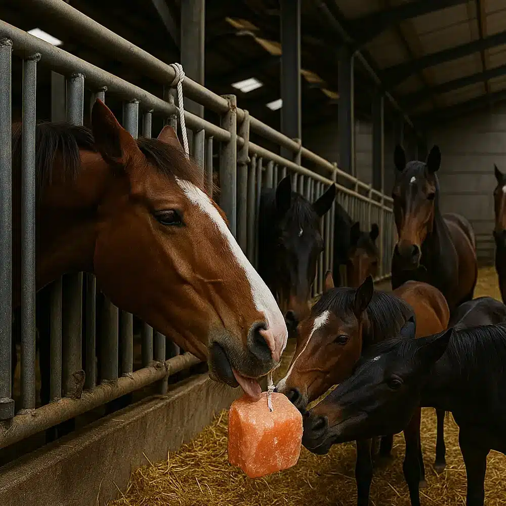 horse salt block